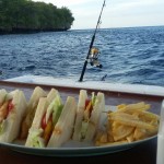menu makan di kapal mancing KM Nataia 7